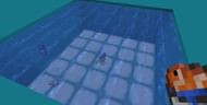 An image of the original poster placing his custom fish in a pond (Image via u/frankmestres on Reddit)